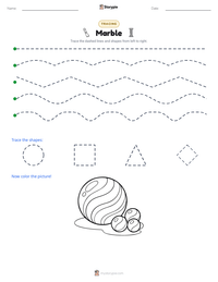 Marble printable worksheet preview