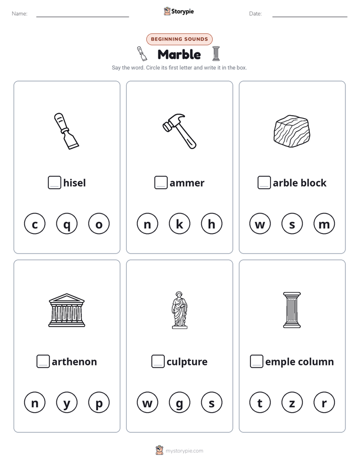 Beginning Sounds