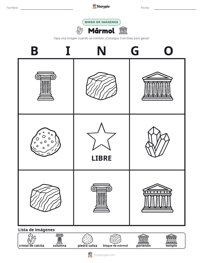 Bingo de Imágenes