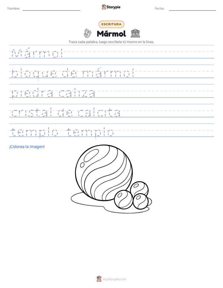 Práctica de Escritura