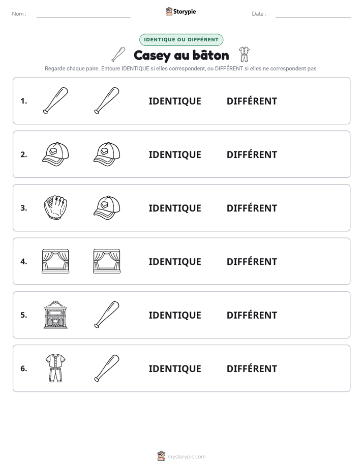 Identique ou Différent