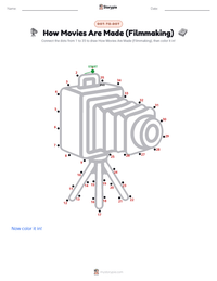 How Movies Are Made (Filmmaking) printable worksheet preview
