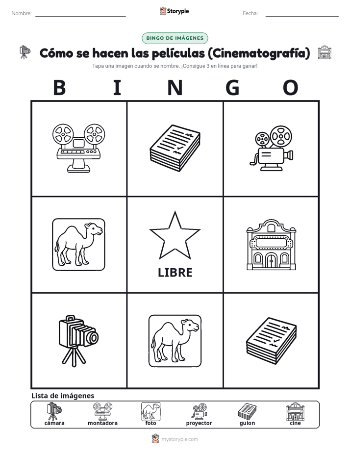 Bingo de Imágenes