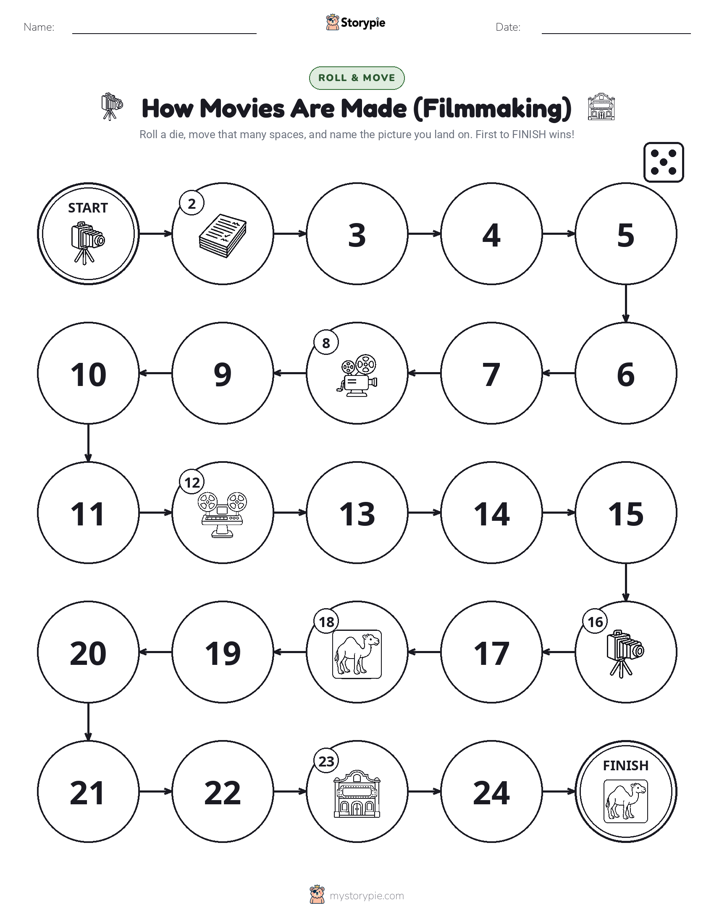 Roll & Move Game