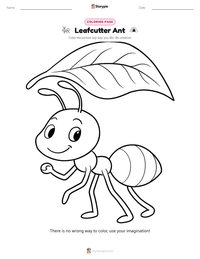Leafcutter Ant printable worksheet preview