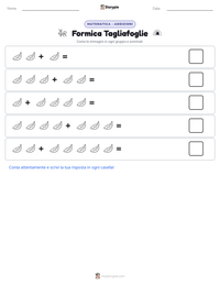 Anteprima della scheda stampabile di Formica Tagliafoglie
