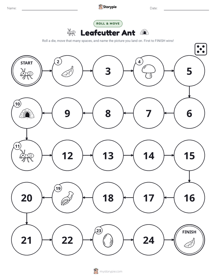 Roll & Move Game