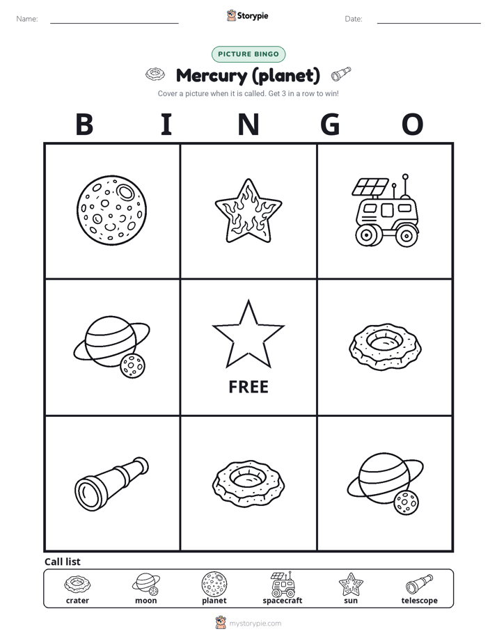 Picture Bingo
