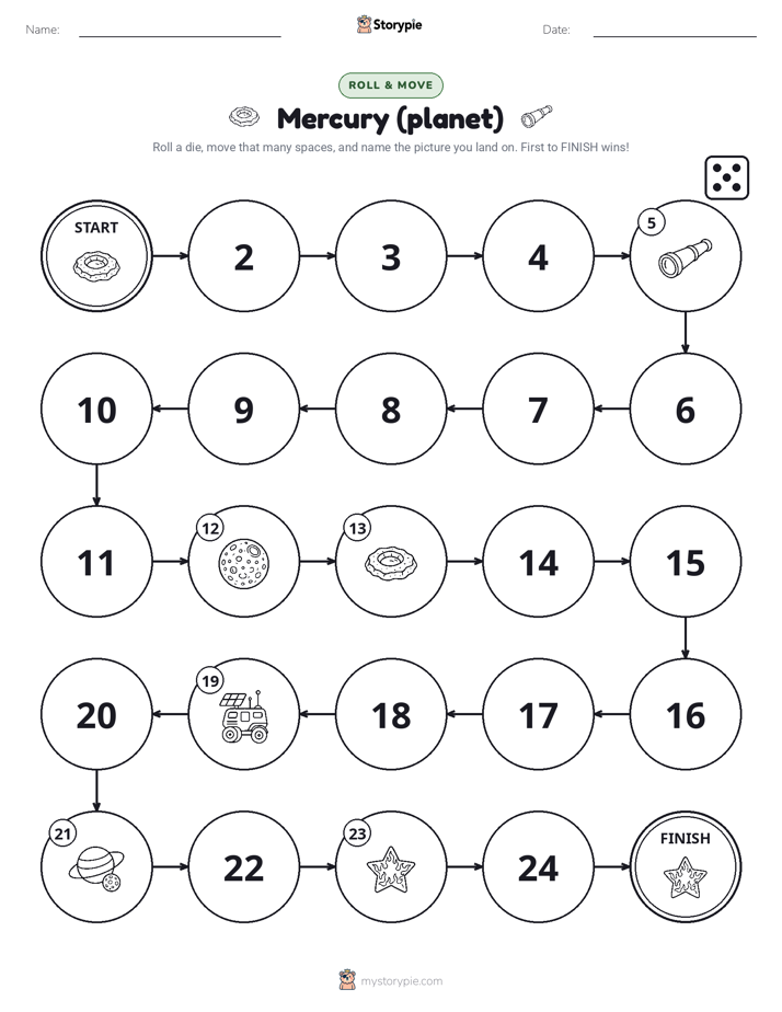 Roll & Move Game