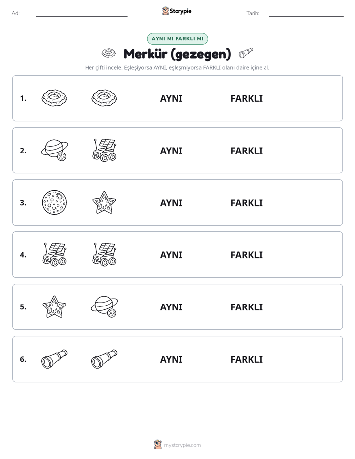 Aynı mı Farklı mı