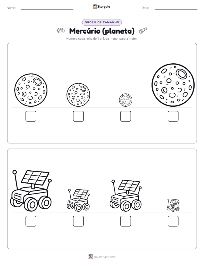 Ordem de Tamanho