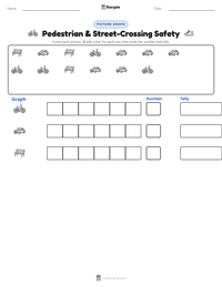 Pedestrian & Street-Crossing Safety printable worksheet preview