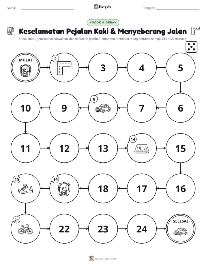 Permainan Gulung & Pindah