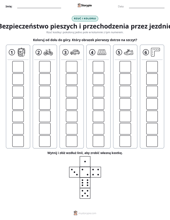 Rzuć i koloruj