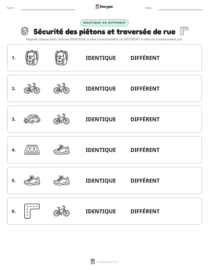 Identique ou Différent
