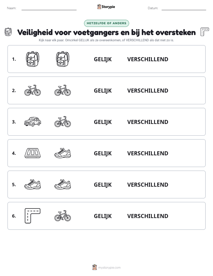Zelfde of Verschillend