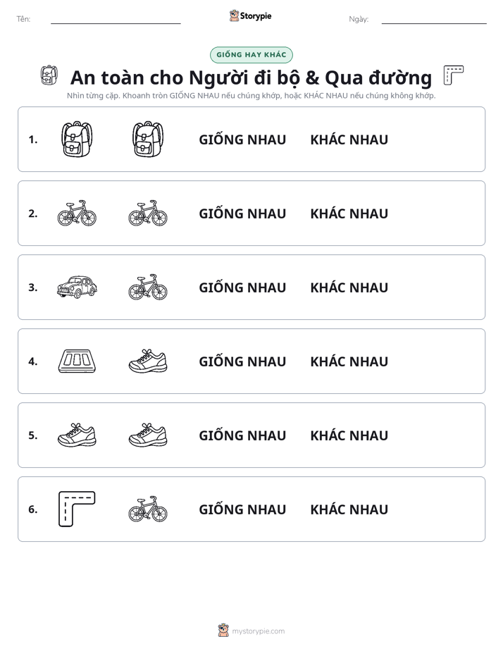 Giống Hay Khác