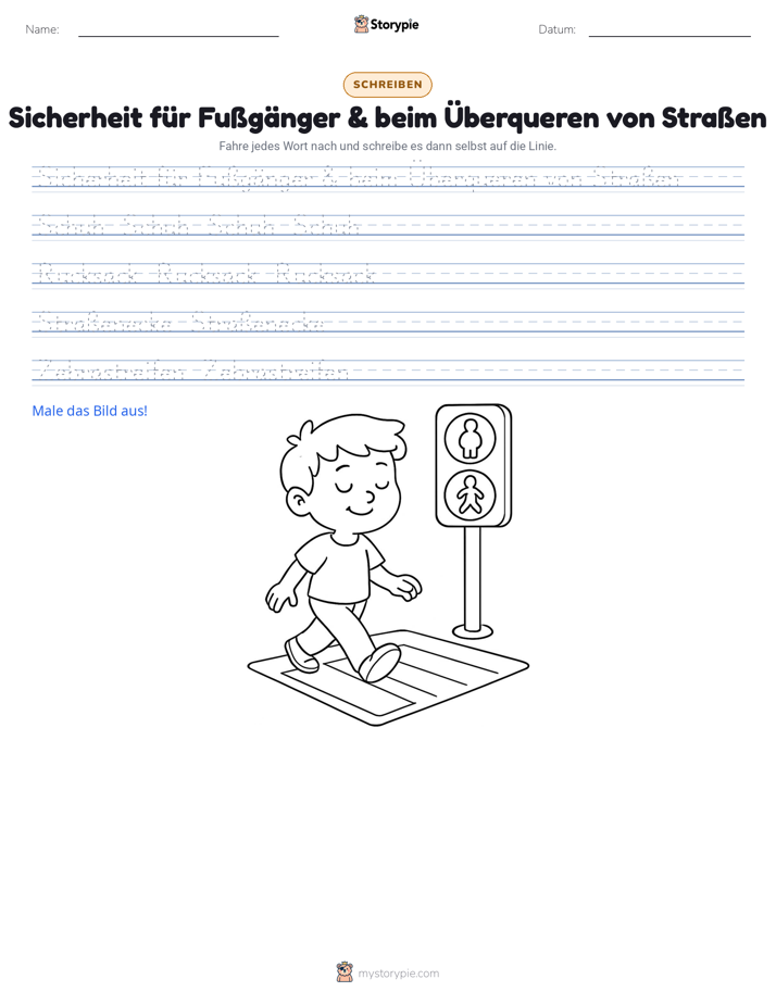 Schreibübung