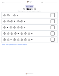 Egypt printable worksheet preview