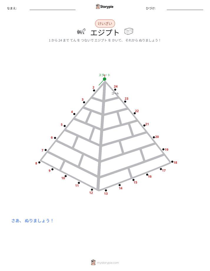 点つなぎ