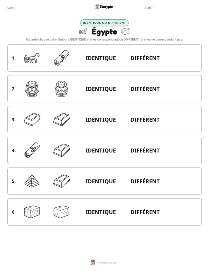 Identique ou Différent