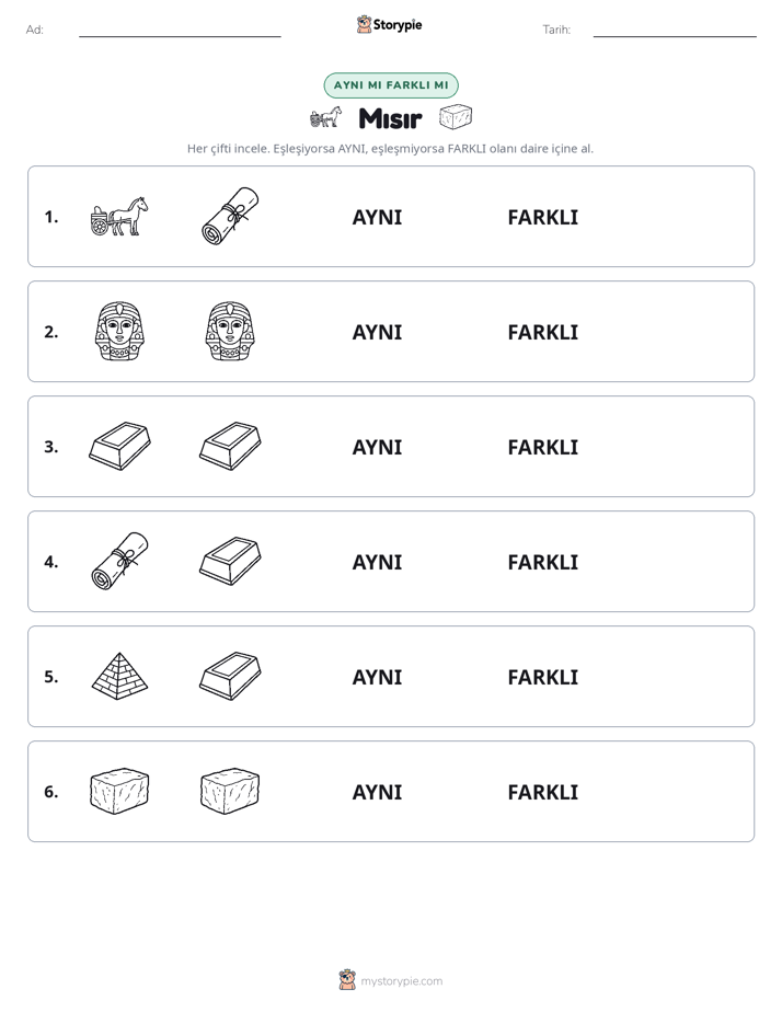 Aynı mı Farklı mı