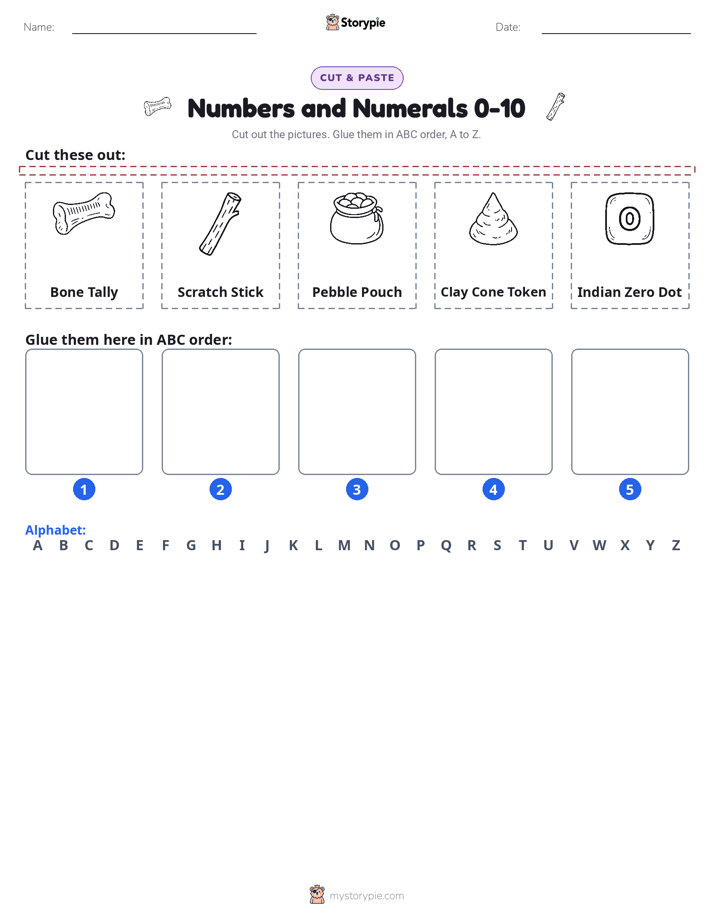 Cut & Paste Alphabet