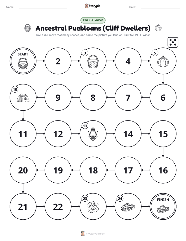 Roll & Move Game