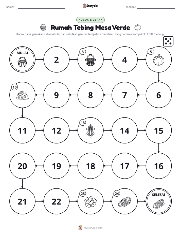 Permainan Gulung & Pindah