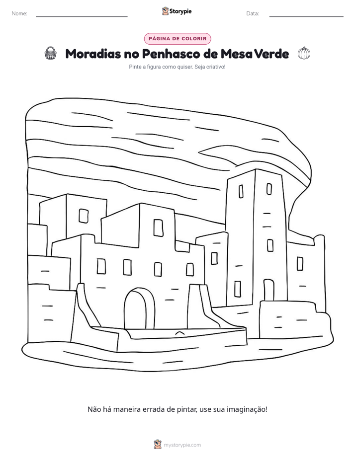 Página para colorir