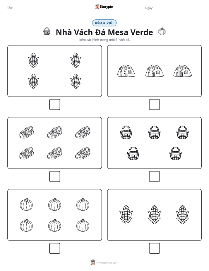 Đếm & Viết