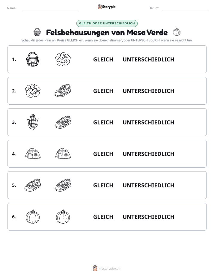 Gleich oder Anders
