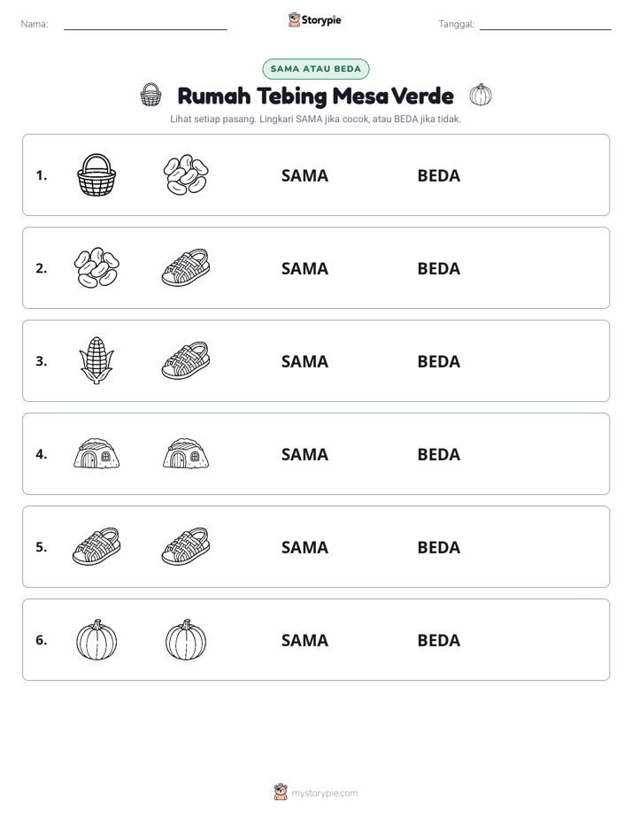 Sama atau Berbeda