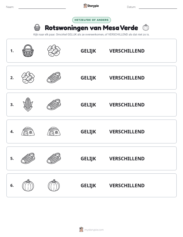 Zelfde of Verschillend