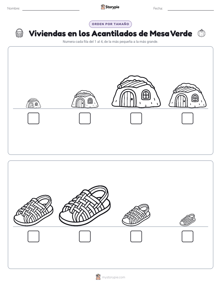 Orden de Tamaños