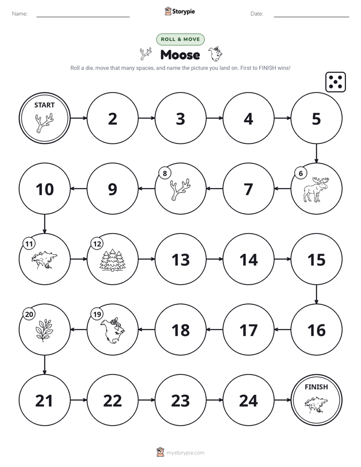 Roll & Move Game