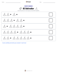 El Salvador printable worksheet preview
