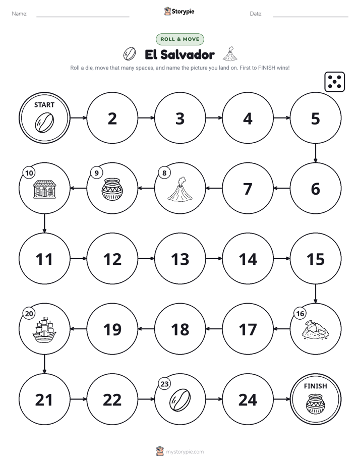 Roll & Move Game
