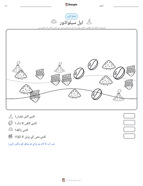 گنتی کا منظر