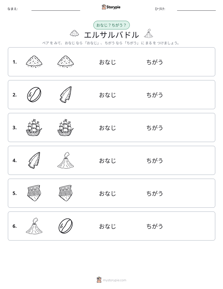 同じか違うか
