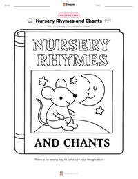 Nursery Rhymes and Chants coloring page for kids