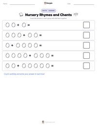 Nursery Rhymes and Chants printable worksheet preview
