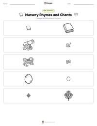 Nursery Rhymes and Chants printable worksheet preview