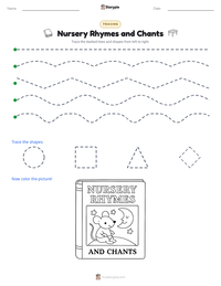 Nursery Rhymes and Chants printable worksheet preview