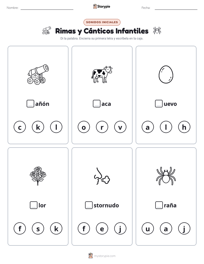 Sonidos Iniciales