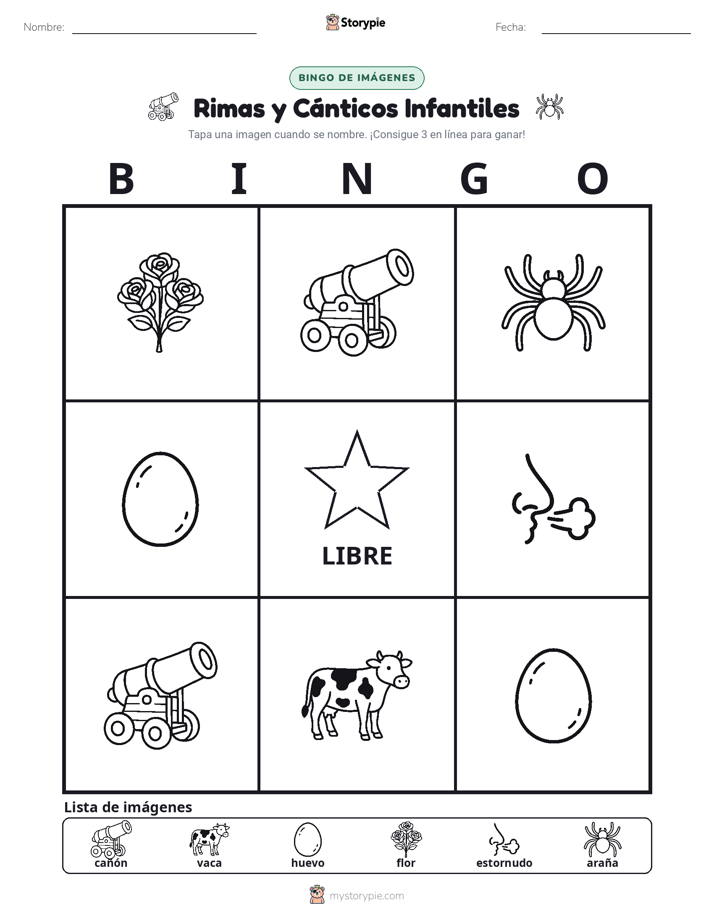 Bingo de Imágenes