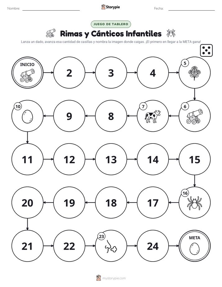 Juego de Rueda y Avanza