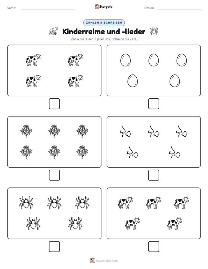 Zählen & Schreiben
