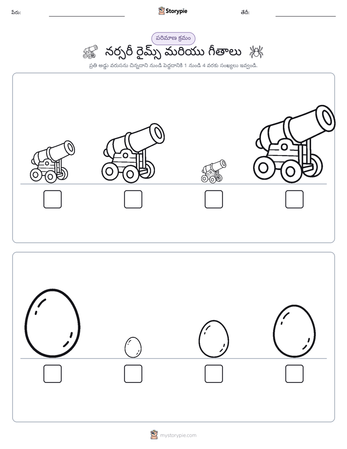 పరిమాణం క్రమం