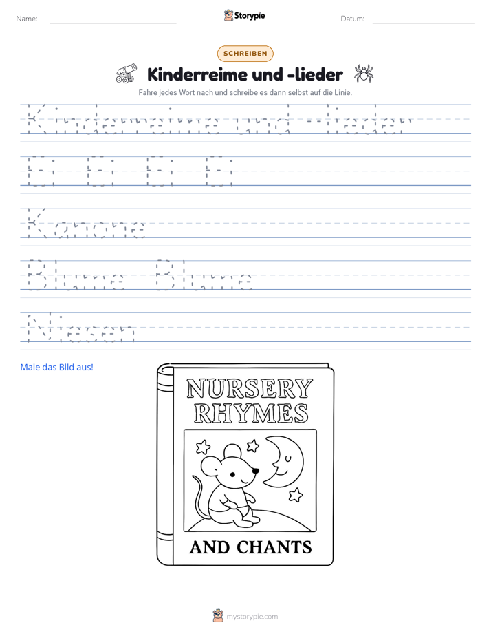 Schreibübung